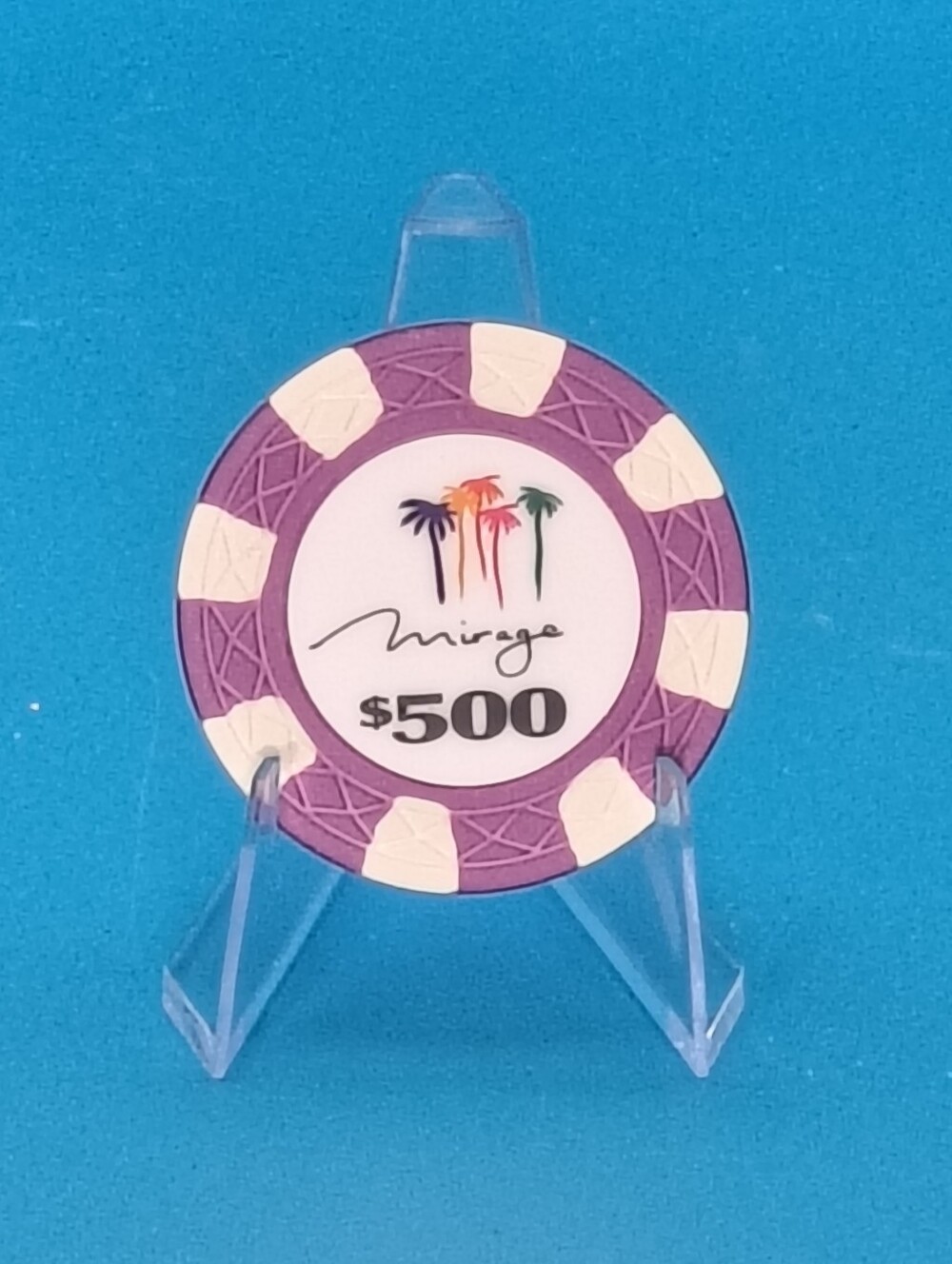 $500 Mirage Casino Commemorative Chip.